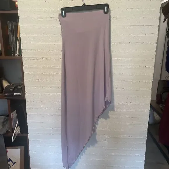 Urban Outfitters Assymetrical Strapless Dress Size S Fairy Grunge, Boho Chic - Picture 7 of 8